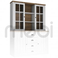 Надбудова для комоду Prowansja Gała Meble 130x111x35 (Prowansja W2D) 001476