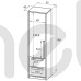 Шифоньер Drop ML Meble 55x199x40 (DROP 0401) 003386
