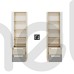 Шифоньер Drop ML Meble 55x199x40 (DROP 0401) 003386