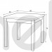 Стол Gracjan Halmar 80x76x80 (V-PL-GRACJAN-ST) 012937