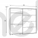Комод Nano Meblar 90x85x40 (NANO_8) 007852