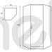 Шкаф Smart Meblar 95x190x95 (SR4_L/P) 065771