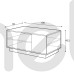 Кофейный столик Arco Meble Laski 100x45.5x60 (ARCO_STOLIK_KAWOWY) 075675