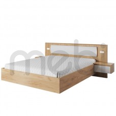 Ліжко з приліжковими тумбочками Xelo Meble Laski 256x92.3x208.2 (XELO_LOZ_SZF_NOC_OSWIE) 075533