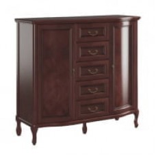 Двохдверний комод з ящиками для вітальні Gerard Latzke 137x119x47 (GER_KOM_3SZ/SK) 101064