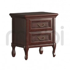 Шикарна тумбочка на ніжках з висувними ящиками для спальні Gerard Latzke 56x62x42 (GER_KOM_SN_2SZ) 101032