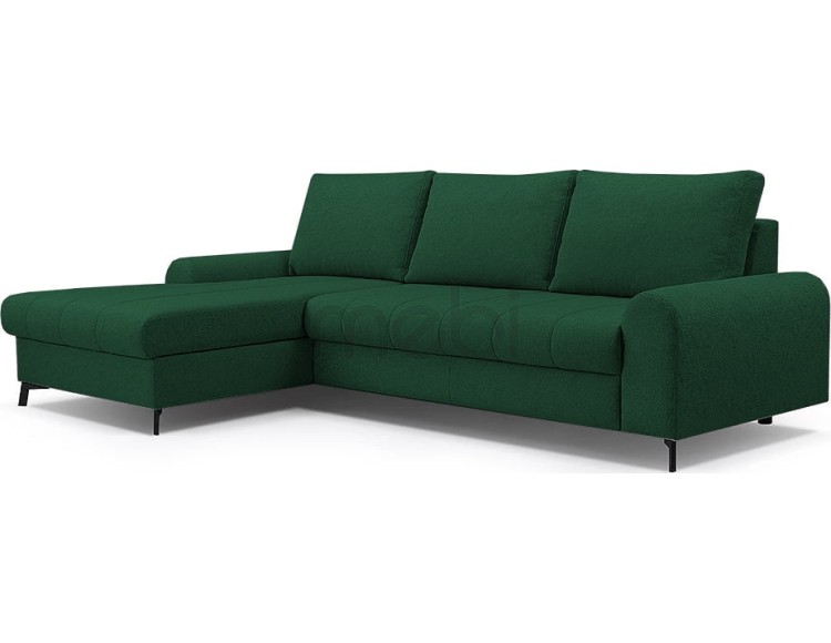 Кутовий диван лівий з функцією зберігання та сну Akira Meble Laski 252x70x168 (AKIRA_LEWY) 127508