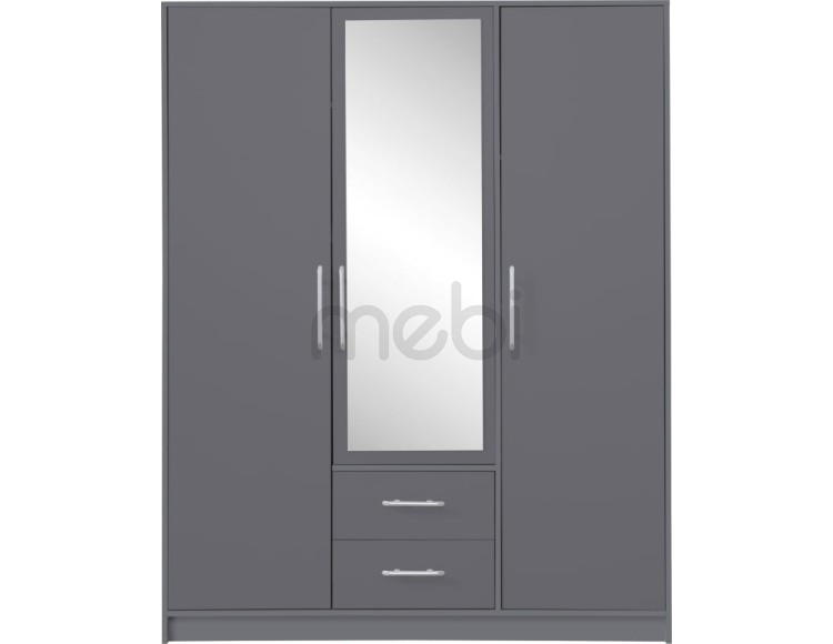 Шафа із дзеркалом Smart Meblar 150x190x56 (SRL2) 127556