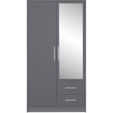 Шафа із дзеркалом Smart Meblar 100x190x56 (SRL3) 127559