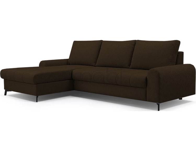 Кутовий диван лівий з функцією зберігання та сну Akira Meble Laski 252x70x168 (AKIRA_LEWY) 142084