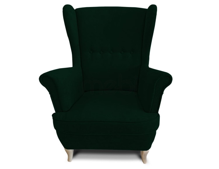 Крісло на дерев'яних ніжках Uszak Lebex Meble 80x104x90 (USZAK_FOT) 118774