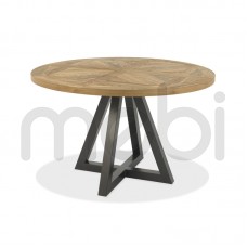 Сучасний круглий обідній стіл Indus Livin Hill 125x76,5x125 (IN09-0) 136463