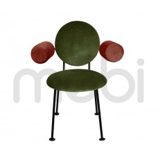 Крісло з підлокітниками Medallion Happy Barok 71x89x62 (FOTEL-MEDALLION-PODŁ) 154271