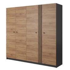 Простора шафа з полицями та штангою для спальні Deco Meble Laski 220x208.4x53.6 (DECO_SZAFA) 147965 Простора шафа з полицями та штангою для спальні Deco Meble Laski 220x208.4x53.6 (DECO_SZAFA) 147965