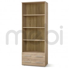 Практична книжкова шафа з ящиками для вітальні Lima Halmar 77x200x40 (LIMA_REG-3) 148126