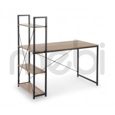 Практичний письмовий стіл з полицями для офісу або навчання Narvik Halmar 120x120x64 (V-CH-NARVIK-B1) 147941 Практичний письмовий стіл з полицями для офісу або навчання Narvik Halmar 120x120x64 (V-CH-NARVIK-B1) 147941