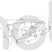 Угловой диван Aruba Benix 315x80x102 (ARUBA_LEWY) 033498