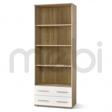 Практична книжкова шафа з ящиками для вітальні Lima Halmar 77x200x40 (LIMA_REG-3) 147963