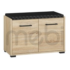 Тумба для взуття дводверна для передпокою Caro ML Meble 70x48x34 (Caro02) 148915