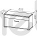 Тумба для обуви с сиденьем для прихожей Caro ML Meble 90x48x34 (Caro-05) 147861 Тумба для обуви с сиденьем для прихожей Caro ML Meble 90x48x34 (Caro-05) 147861