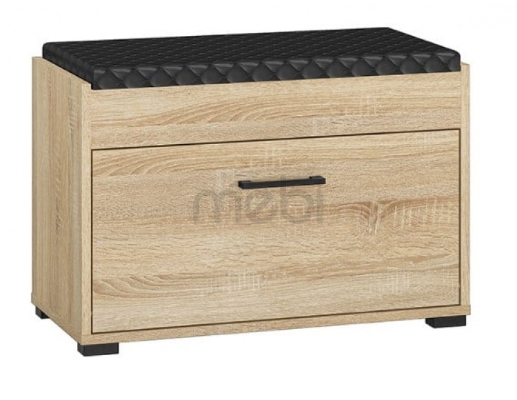 Тумба для взуття з сидінням для передпокою Caro ML Meble 70x48x34 (Caro_03) 147863