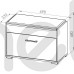 Тумба для обуви с сиденьем для прихожей Caro ML Meble 70x48x34 (Caro_03) 147863 Тумба для обуви с сиденьем для прихожей Caro ML Meble 70x48x34 (Caro_03) 147863