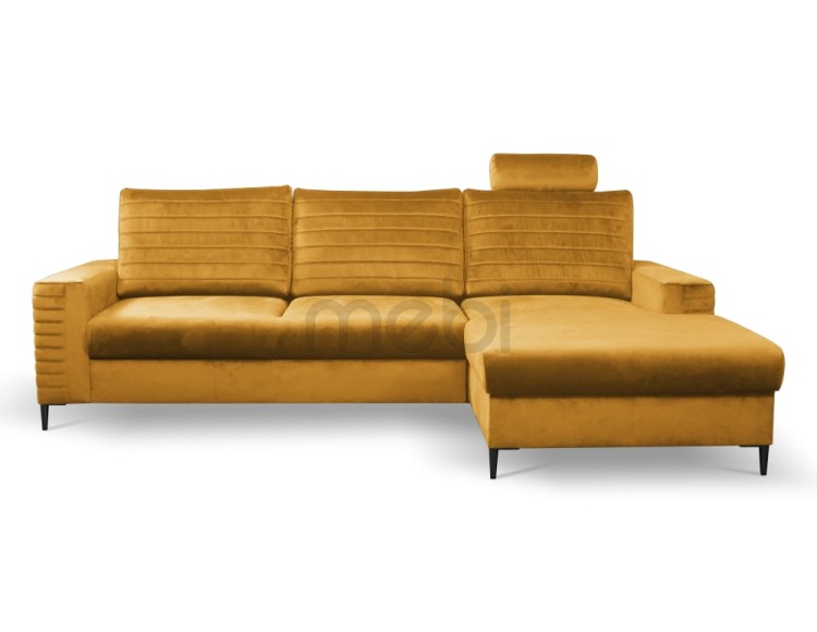 Правий кутовий диван зі спальною функцією та контейнером Collin Meble Laski 252x99x165 (COLLIN_PRAWY) 153559