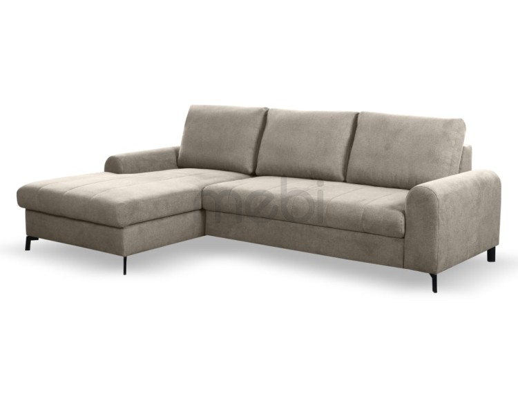 Кутовий диван лівий з функцією зберігання та сну Akira Meble Laski 252x70x168 (AKIRA_LEWY) 152491