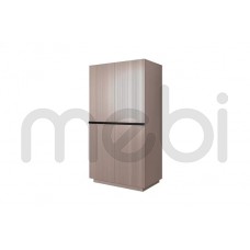 Платтяна шафа на п'єдесталі Nicole 100 Bogart 100x207x62 (NICOLE_SZAFA_100_2D_NA_COKOLE) 154771