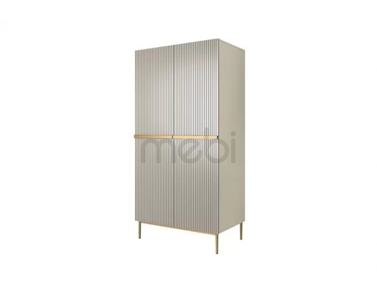 Гардероб на каркасі з контейнером Nicole 100 Bogart 100x220x62 (NICOLE_SZAFA_100_2D2SZ_NA_STELAŻU_Z_KONTENERKIEM) 154102