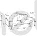 Диван-кровать для гостиной Armando Halmar 192x78x50 (V-CH-ARMANDO-SOFA) 135771 Диван-кровать для гостиной Armando Halmar 192x78x50 (V-CH-ARMANDO-SOFA) 135771
