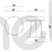 Табурет Corto Unique 38x43x38 (TP-08-PU) 155289 Табурет Corto Unique 38x43x38 (TP-08-PU) 155289