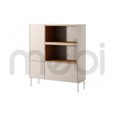 Високий комод см з тумбою, полицями та ящиком Desin 120 Bogart 120x140x40 (DESINKOMODAWYSOKA1202D1SZ) 155566