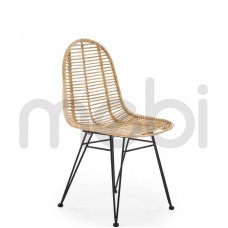 Садове крісло з натурального ротанга K-337 Halmar 44x90x55 (V-CH-K-337-KR-NATURALNY) 166965