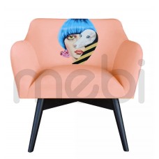 Крісло POP-ART Dog Lady Happy Barok 75x70x70 (FO-POP-ART-DOG-LADY) 158849