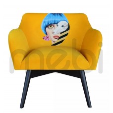 Крісло POP-ART Dog Lady Happy Barok 75x70x70 (FO-POP-ART-DOG-LADY) 158292