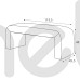 Мягкая скамейка Leith Livin Hill 119,5x48x45,5 (LET70) 164355